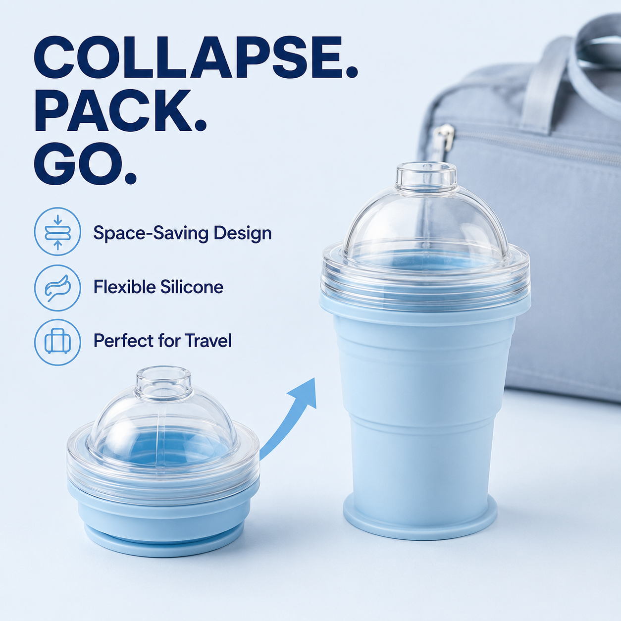 Frovia™ Foldable Ice Ball 2in1 Portable Cup