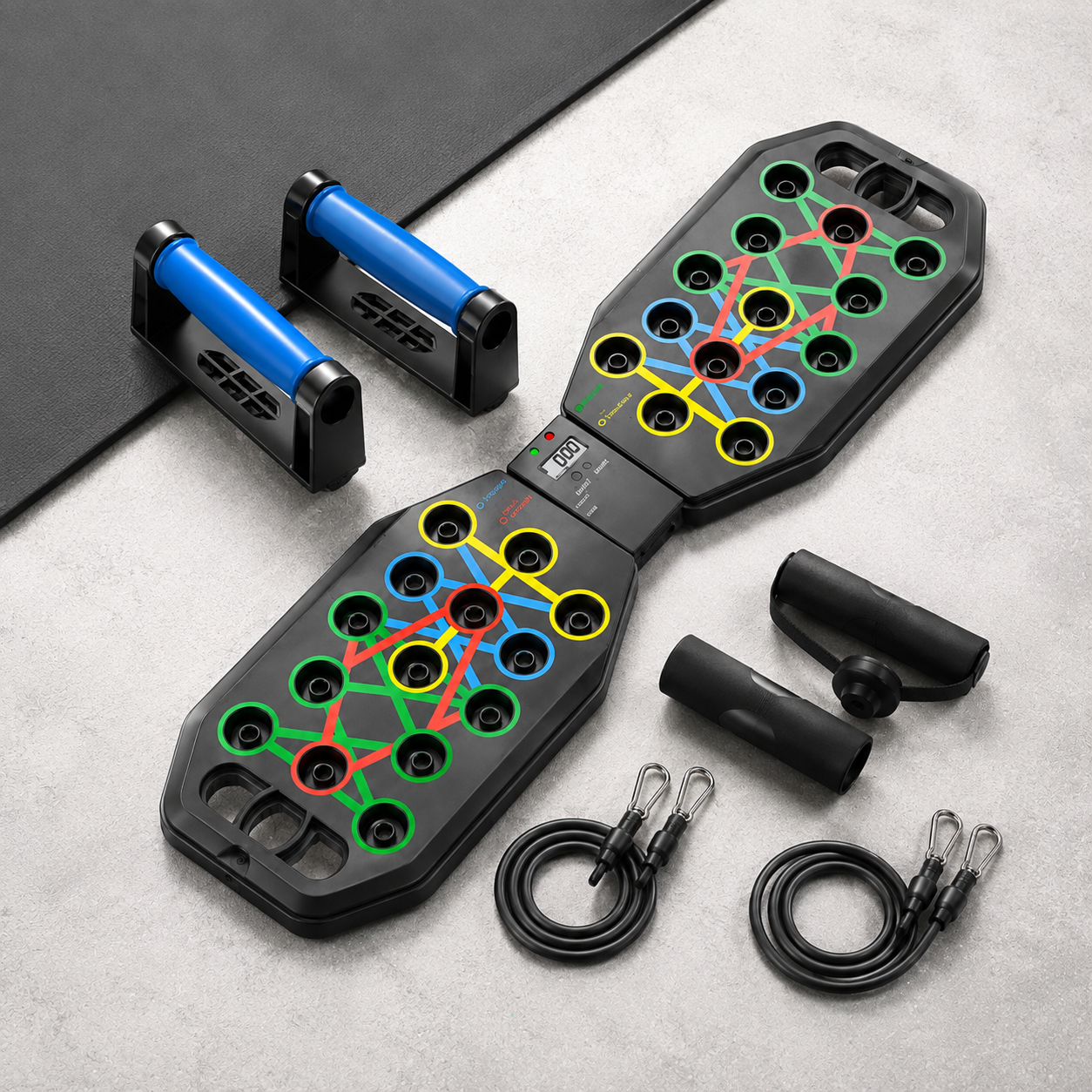 PushPro Multifunctional Training Board With Rope