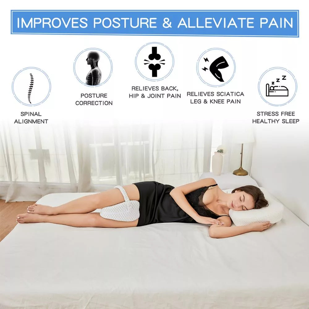 Restora™ Heart Shaped Memory Foam Leg Pillow